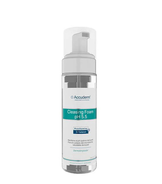 ACCUDERM CLEANSING FOAM PH 5.5 250ML